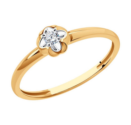 Inel din aur cu briliante