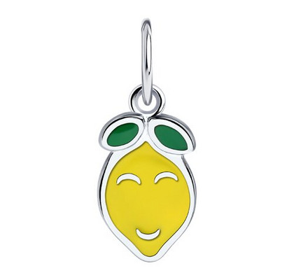 Pandantiv din argint cu email