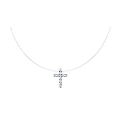 Colier din argint cu diamante