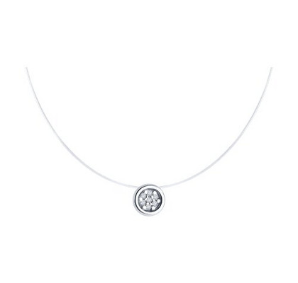 Colier din argint cu diamante