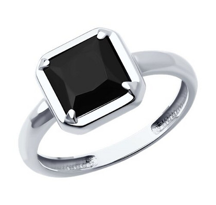 Inel din argint cu onix