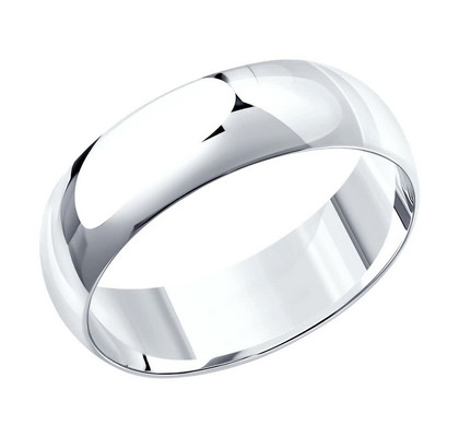 Verighetă din aur alb