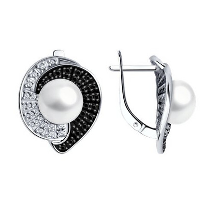 Cercei din argint cu mix de pietre