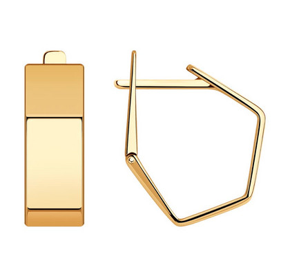 Cercei din argint aurit