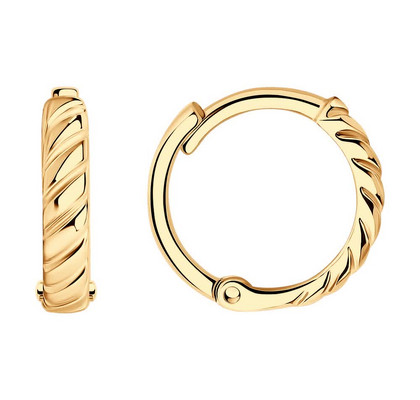 Cercei din argint aurit