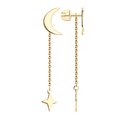 Cercei din argint aurit