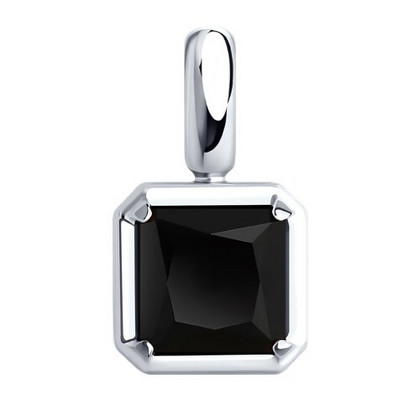 Pandantiv din argint cu onix