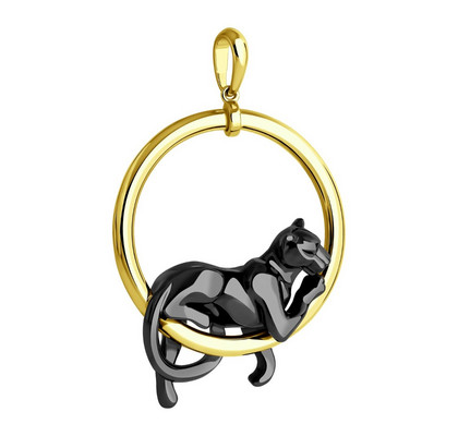 Pandantiv din argint aurit